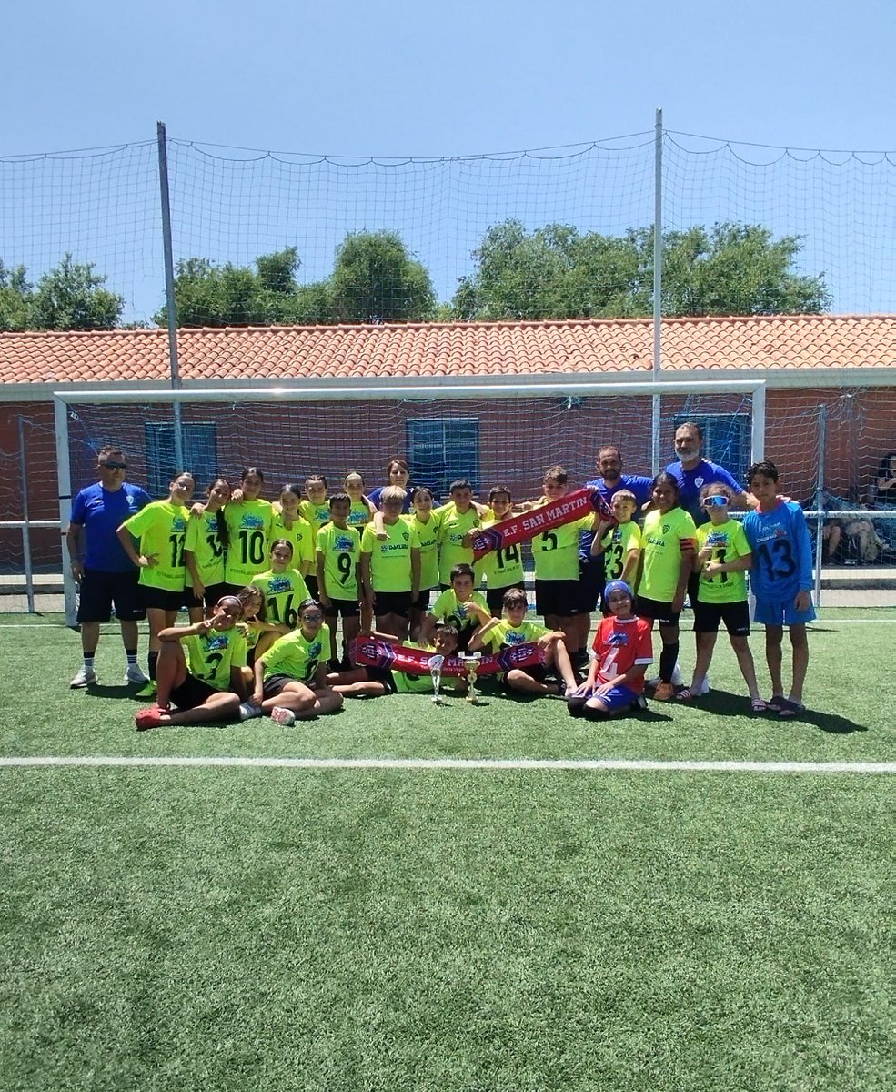 Alevín B en el Torneo Ciempozuelos 🏆

💬: Un gran torneo llegando a disputar la final  🏁. Fieles a nuestra forma de jugar y con gran acierto en muchos pasajes de los partidos disputados. Nos vamos contentos por haber jugado esta final.🙌🏻‼️

#EFSanMartin l #elclubdetupueblo