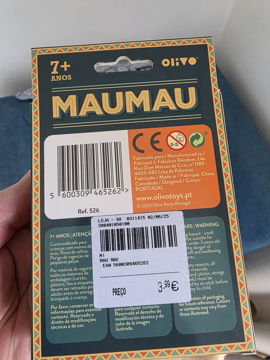 O empresário tuga está cada vez mais hábil na arte da sobrevivência e prosperidade do seu negócio.
O uno está muito caro? Toma lá o Maumau.