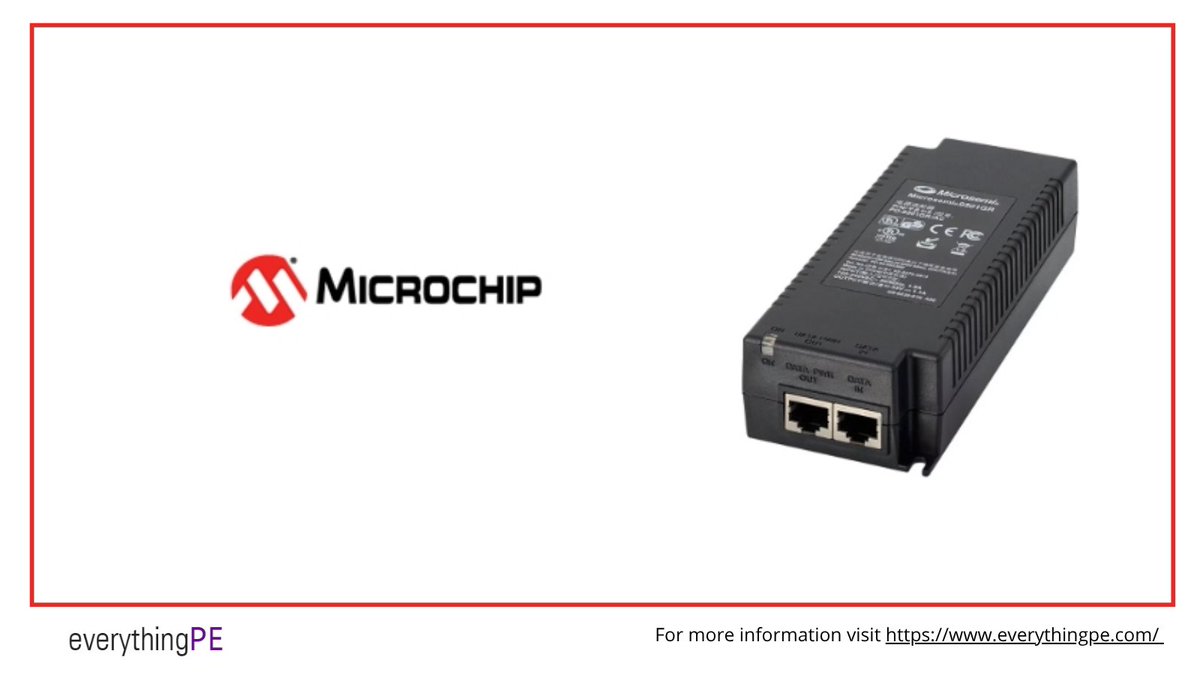 everything_PE_'s tweet image. Microchip Technology&apos;s 60 W Gigabit Midspan PoE Injector  

Learn more: ow.ly/akNT50W6oJJ  

#microchip #poeinjector #networking #powerelectronics #powerengineering #energy #electronics #sustainable