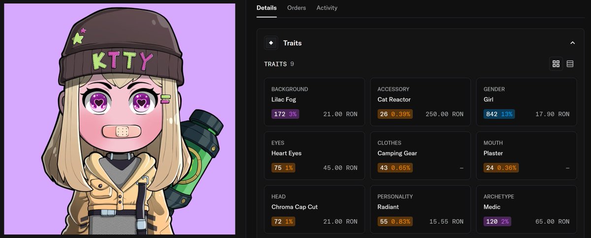 Another day another mint.
Seems can't stop minting in <a href="/Kttyworld/">KTTY</a> Tamers, help 😂
But anw, welcoming this cute Radiant Medic to the team!

NFA, but there's a lot to offer from minting it. Have you know the benefit of it? 👀
#KTTYWorld #Roninnetwork