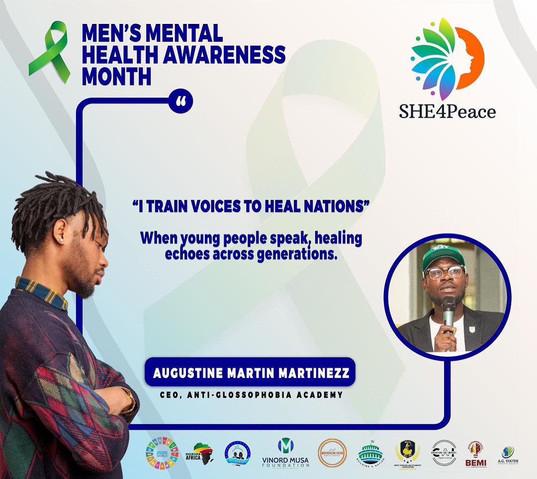 GuruMartinezz's tweet photo. Hey Siri, play me “To Be a Man” by @thatsdax
I’m proud to raise my voice with #SHE4Peace for healing and restoring hope in this men’s mental health awareness month…
#mensmentalhealthawarenessmonth
#she4peace
#iamaman
@mariamsahid kindly have your 💐 kudos. https://t.co/4plXVdADT5