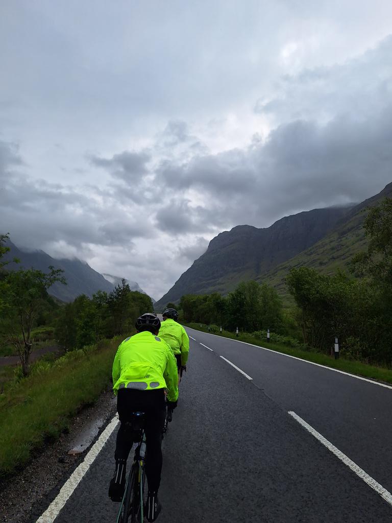 madmillett's tweet image. Day 2 - Fort William to Glasgow, I think they call that weather utter pish 🤣 #moist