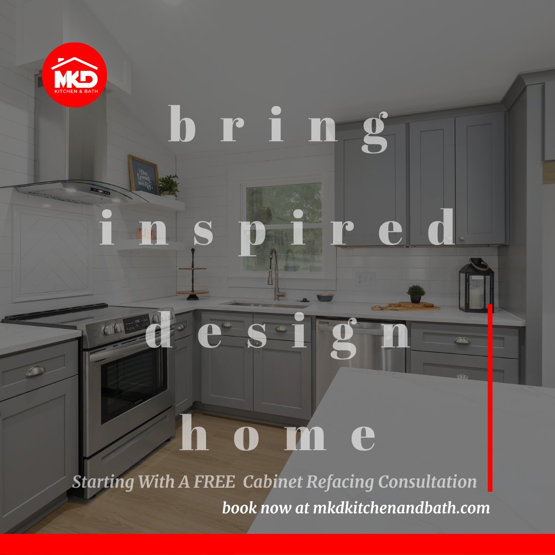 Reimagine your kitchen with the magic of cabinet refacing! ✨ 

Getting started is easy, just book your design consultation and let the inspiration flow: bit.ly/3vTYyVq

#kitchenrefacing #cabinetrefacing