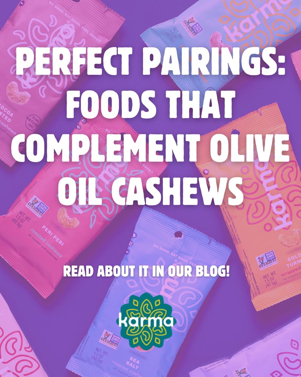 Our new Olive Oil Cashews have been a hit—but did you know they’re just as amazing in the kitchen as they are straight from the bag? 🧑‍🍳✨ Check out our blog for tasty tips and perfect pairings to elevate your cooking and baking game.

 karmanuts.com/blogs/cashew-c…