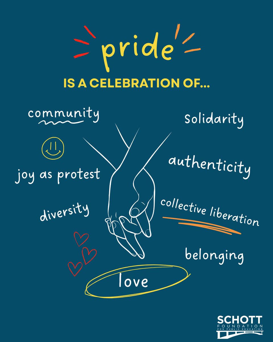 Schott Foundation for Public Education (@schottfound) on Twitter photo #PrideMonth is about showing up as your full self, unapologetically. It's about ensuring every young person feels seen, supported, and celebrated. It's about championing the diversity of our communities and honoring every contribution that makes our world stronger. #PrideMonth is about showing up as your full self, unapologetically. It's about ensuring every young person feels seen, supported, and celebrated. It's about championing the diversity of our communities and honoring every contribution that makes our world stronger.