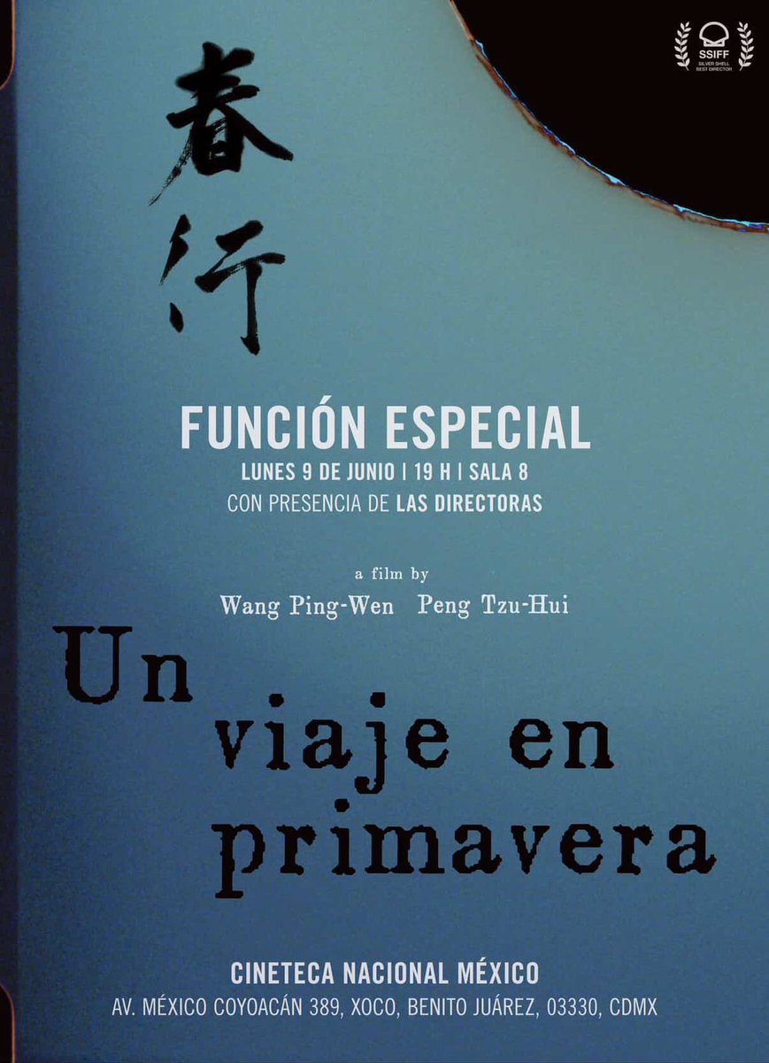 FICUNAM (@ficunam) on Twitter photo #FICUNAMrecomienda 🎞 “Un viaje en primavera” de Peng Tzu-Hui y Ping-Wen Wang. Una historia íntima sobre el duelo, la vejez y los vínculos que resisten al paso del tiempo.
🎥 Hoy a las 19 h en la <a href="/CinetecaMexico/">Cineteca Nacional</a>
Con la presencia de las directoras 💬
#ElCineQueProvoca #FICUNAMrecomienda 🎞 “Un viaje en primavera” de Peng Tzu-Hui y Ping-Wen Wang. Una historia íntima sobre el duelo, la vejez y los vínculos que resisten al paso del tiempo.
🎥 Hoy a las 19 h en la <a href="/CinetecaMexico/">Cineteca Nacional</a>
Con la presencia de las directoras 💬
#ElCineQueProvoca