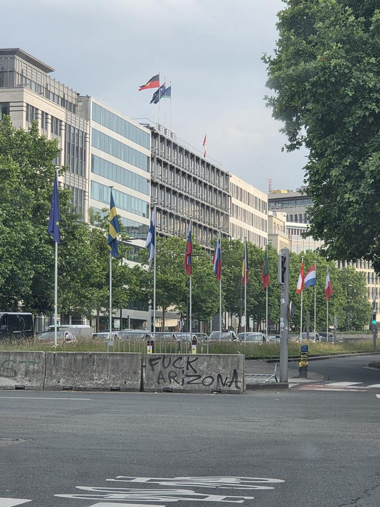YassineMossati's tweet photo. Brussels speaks ! Et Bruxelles a toujours raison ! 🤷🏽 #FuckArizona https://t.co/F3XNuBaHfU
