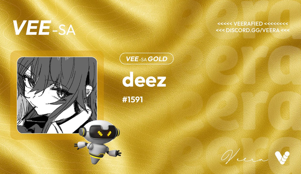 eunjae (@eunjaeyii) on Twitter photo I claimed my GOLD VEE-sa, on <a href="/veerabrowser/">@veerabrowser</a>
First web3 citizens of the Discovery Layer are being logged.
You’ll wish you were here earlier.
discord.gg/veera I claimed my GOLD VEE-sa, on <a href="/veerabrowser/">@veerabrowser</a>
First web3 citizens of the Discovery Layer are being logged.
You’ll wish you were here earlier.
discord.gg/veera