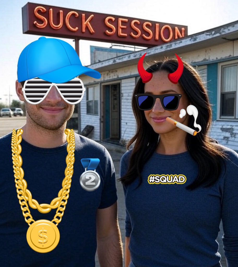 duchess_salty's tweet photo. @bornfirstkindly 🚨 Breaking 🚨
The #SUCKSESSION motel has been opened by the Dumb Prince & his stupid wife.
Complimentary flower sprinkles on all beds, skin burning bath salts & several lifelong STD’s on the house FREE of charge & regular customers may import & export wildlife daily too 🦀 https://t.co/cP3OPunsPM