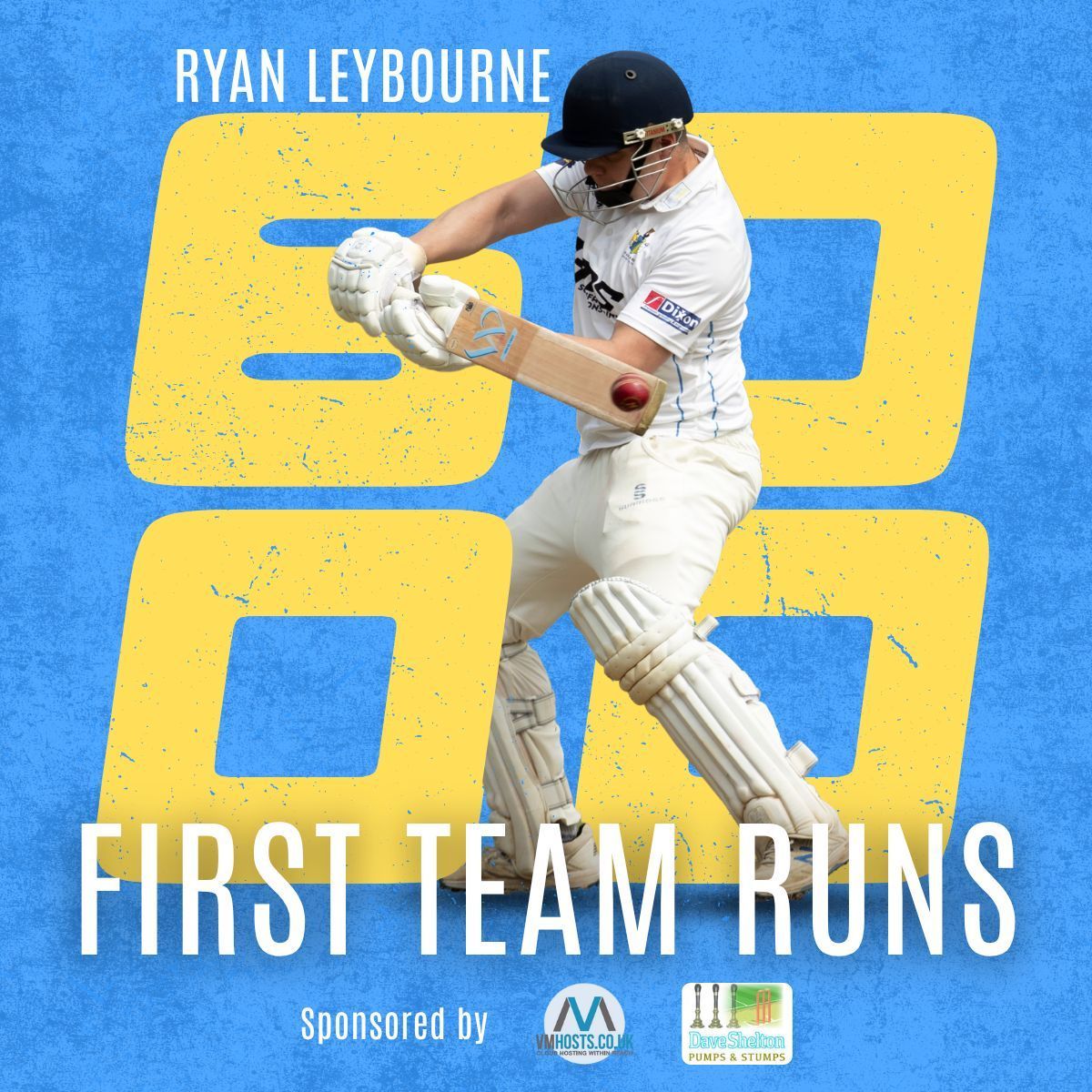 Congratulations to Ryan Leybourne for reaching the milestone of 6,000 first team runs! 🏏 

#PUS