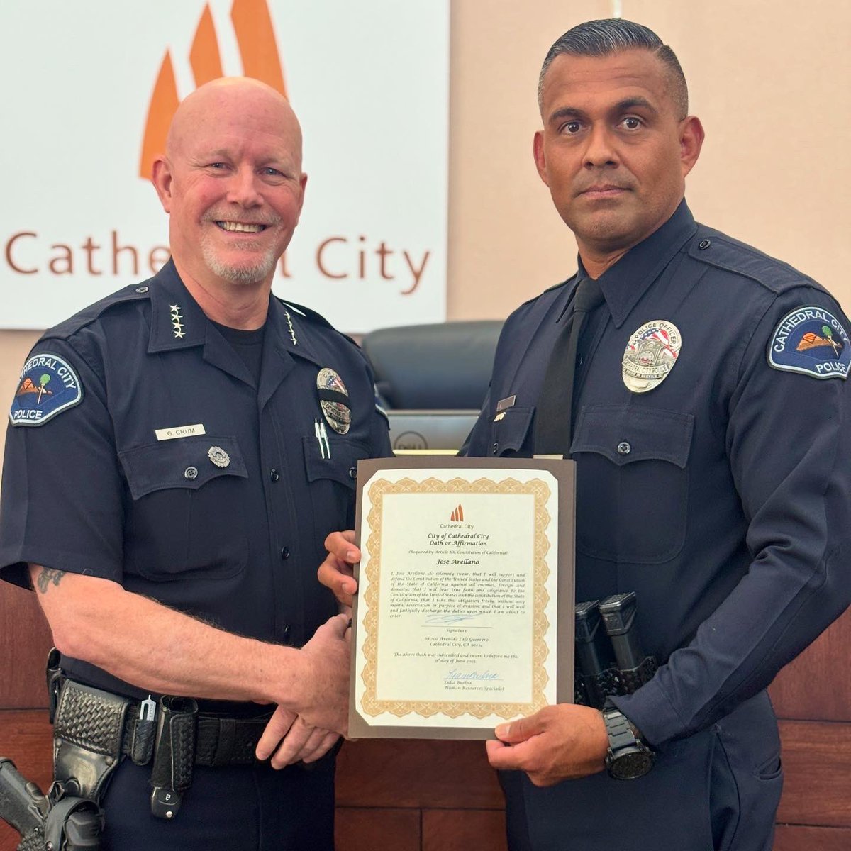 CathedralCity PD tweet media