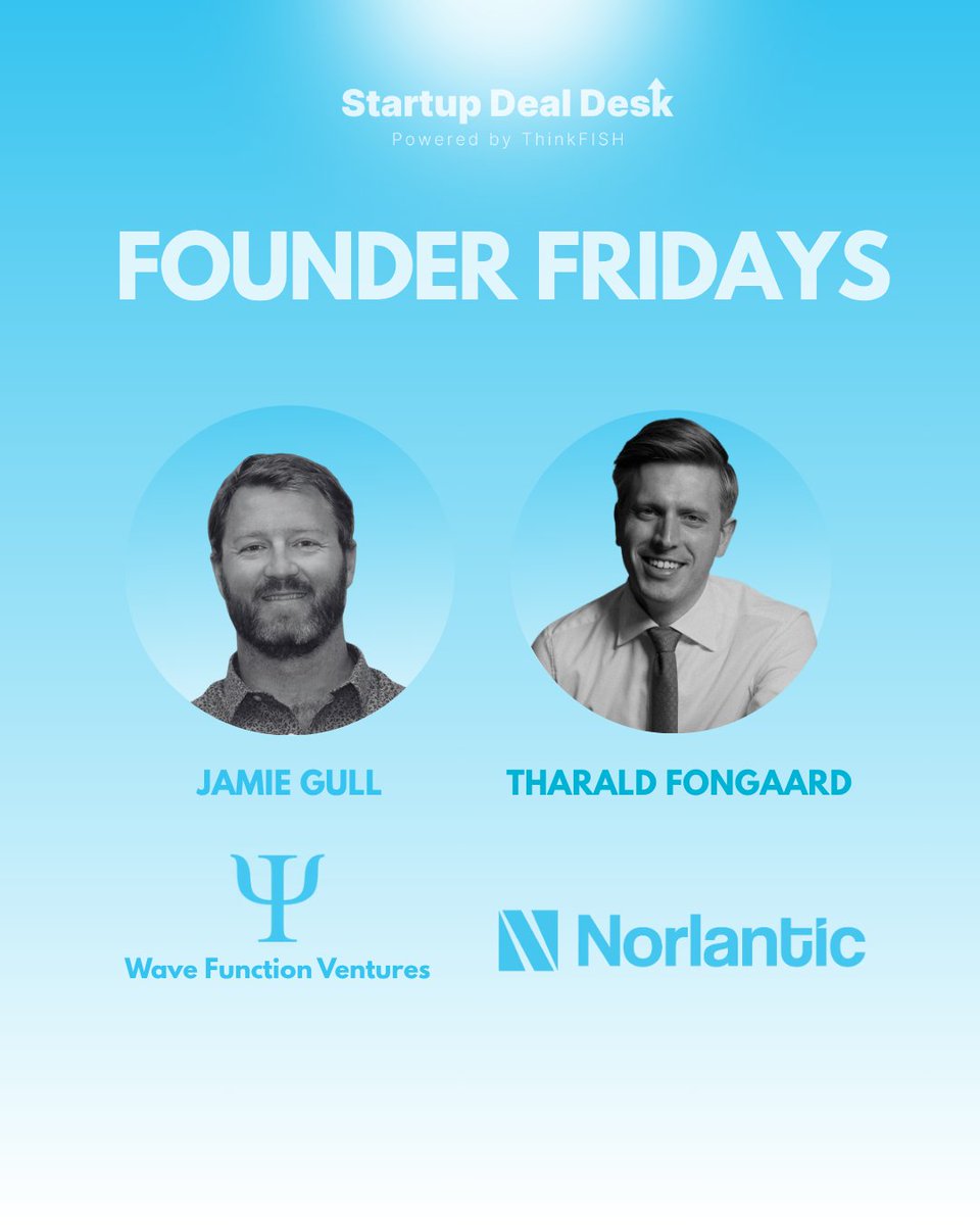 🚀 #FounderFriday Recap! Last week, we highlighted two incredible founders reshaping industries.. Curious about their impact on deep-tech and private equity? #thinkfish #venturecapital

Read the full newsletter below! 🔗
startupdealdesk.substack.com/p/from-aerospa…