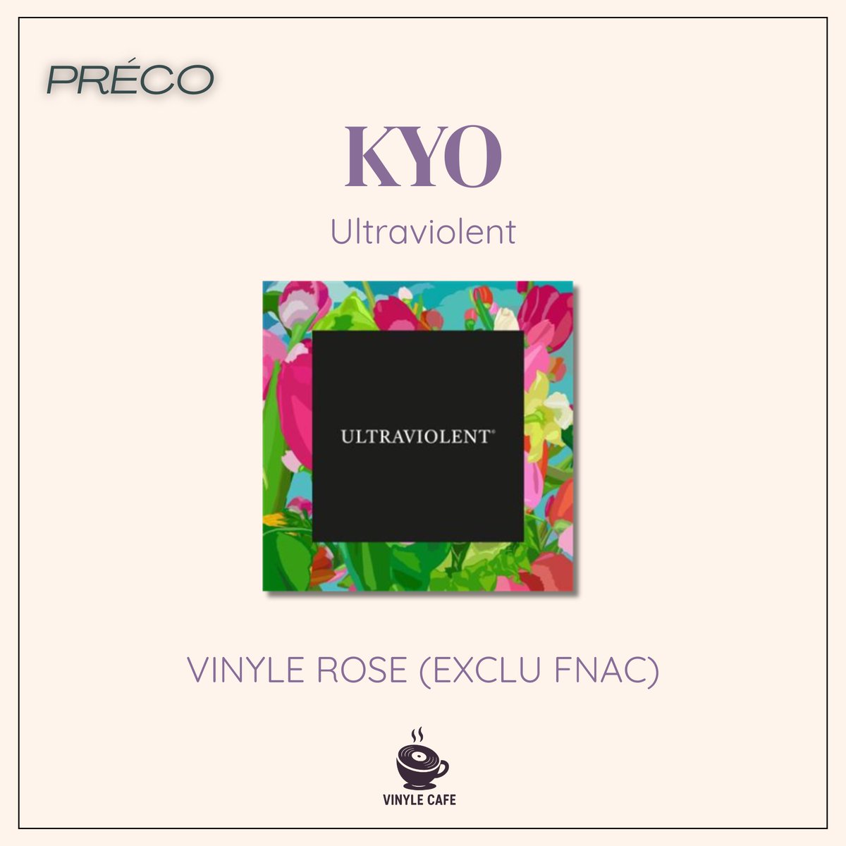 vinylecafe's tweet image. PRÉCOMMANDE ||

@KYO_officiel nous dévoile un nouvel album et voici deux vinyles à précommander :

🔗 rose : fnac.com/Ultraviolent-E…
🔗 vert : store.kyomusic.com/products/vinyl…

#kyo #ultraviolent #vinyl #vinyle #vinilo #vinylecafe #discord