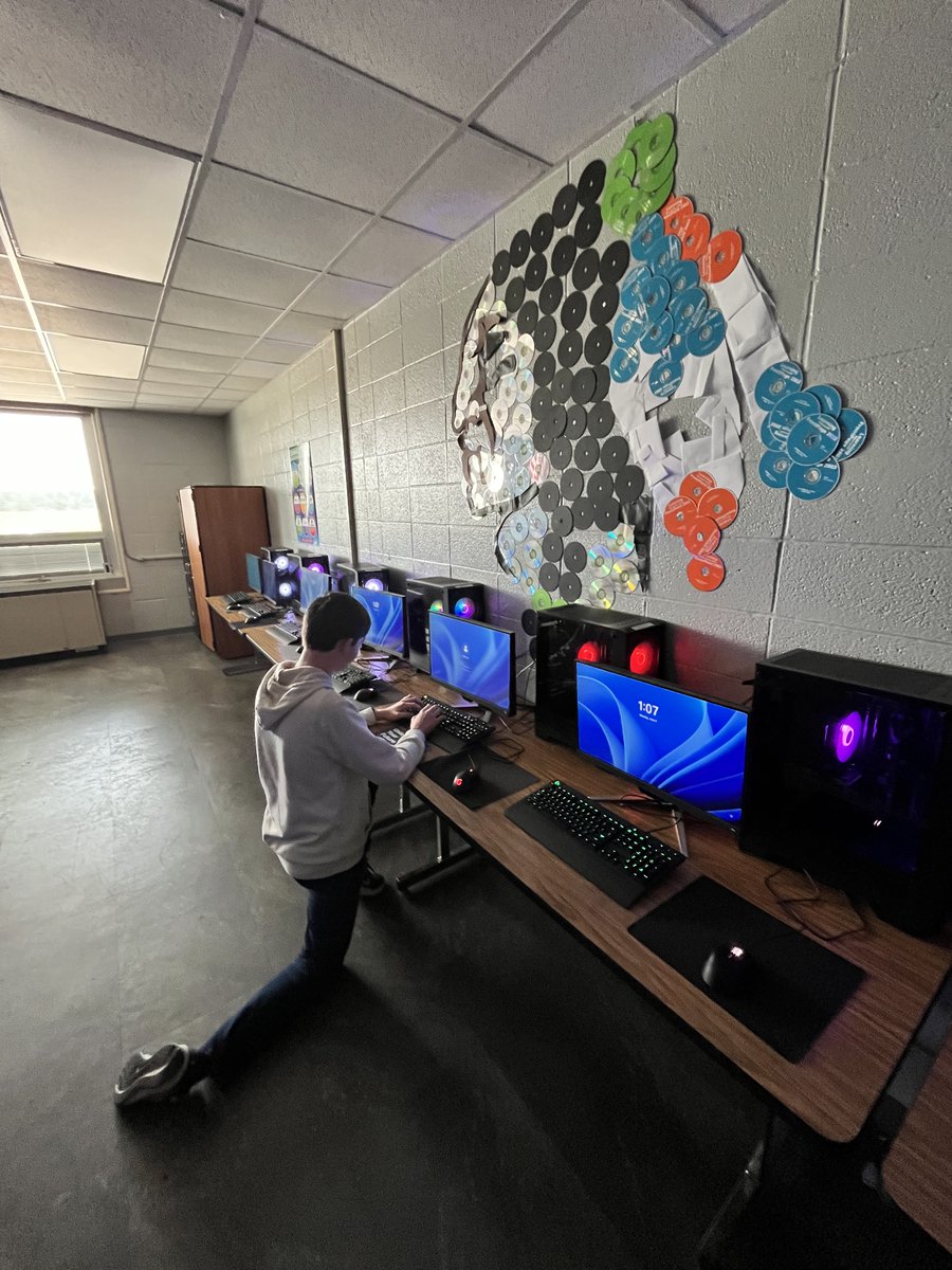 Meet Josh, a three-time Tech Tribe golden tomahawk winner! 🏆 He's dedicated his summer to transforming Tech <a href="/MaconaquahBrave/">Maconaquah Schools</a>. Just imaged every E-Sports desktop for the 25-26 school year! 🎮 #hireyourstudents