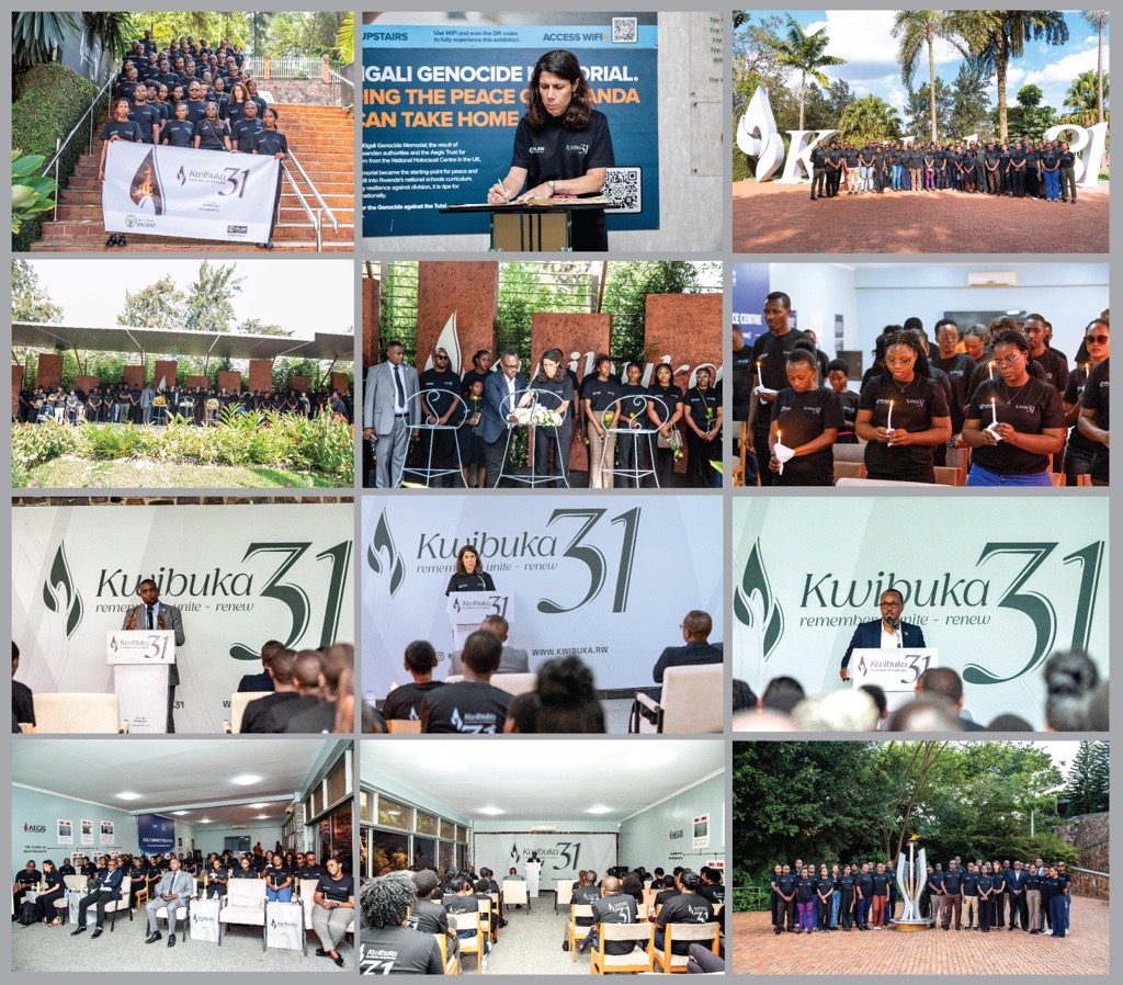 Today, <a href="/PlanRwanda/">Plan International Rwanda</a> staff came together in remembrance as part of the #Kwibuka31 commemoration, honouring the memory of the victims of the 1994 Genocide against the Tutsi.

They visited the <a href="/Kigali_Memorial/">Kigali Genocide Memorial</a> (Gisozi), paid their respects, deepened their understanding of Rwanda’s