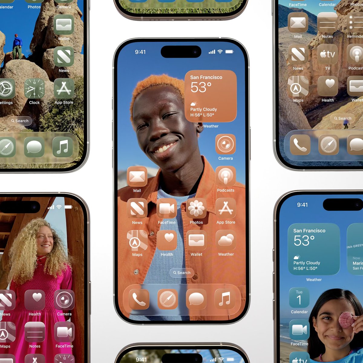 techsantos's tweet photo. 💥Nuevo diseño “Liquid Glass” así será el nuevo diseño del sistema que imita el vidrio en todo tipo de contenido, en todos los dispositivos de Apple. https://t.co/xEptrM8gbu