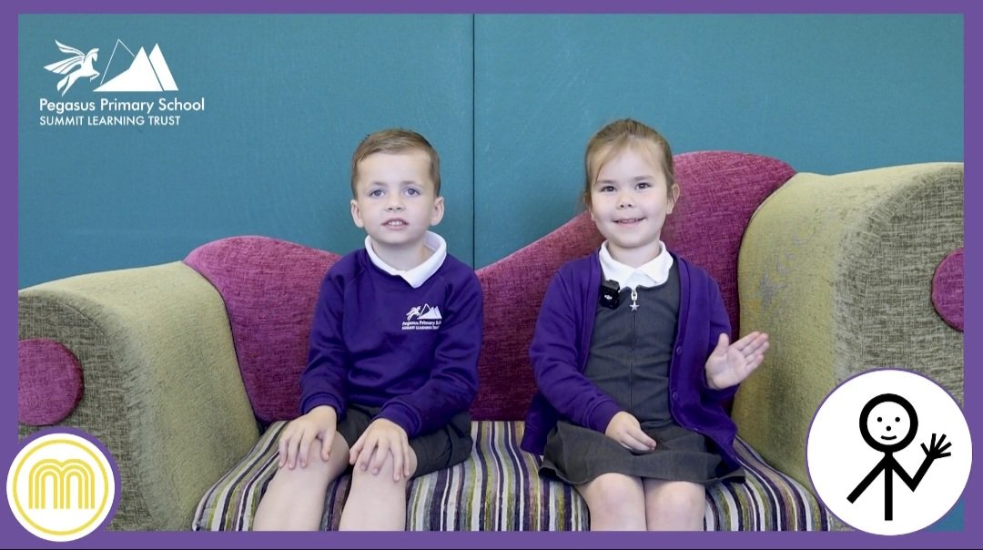 Today, we launched our #Makaton lessons to our learners, and they will be learning a new sign every day. Super signing!

#TeamPegasus #InclusionMatters