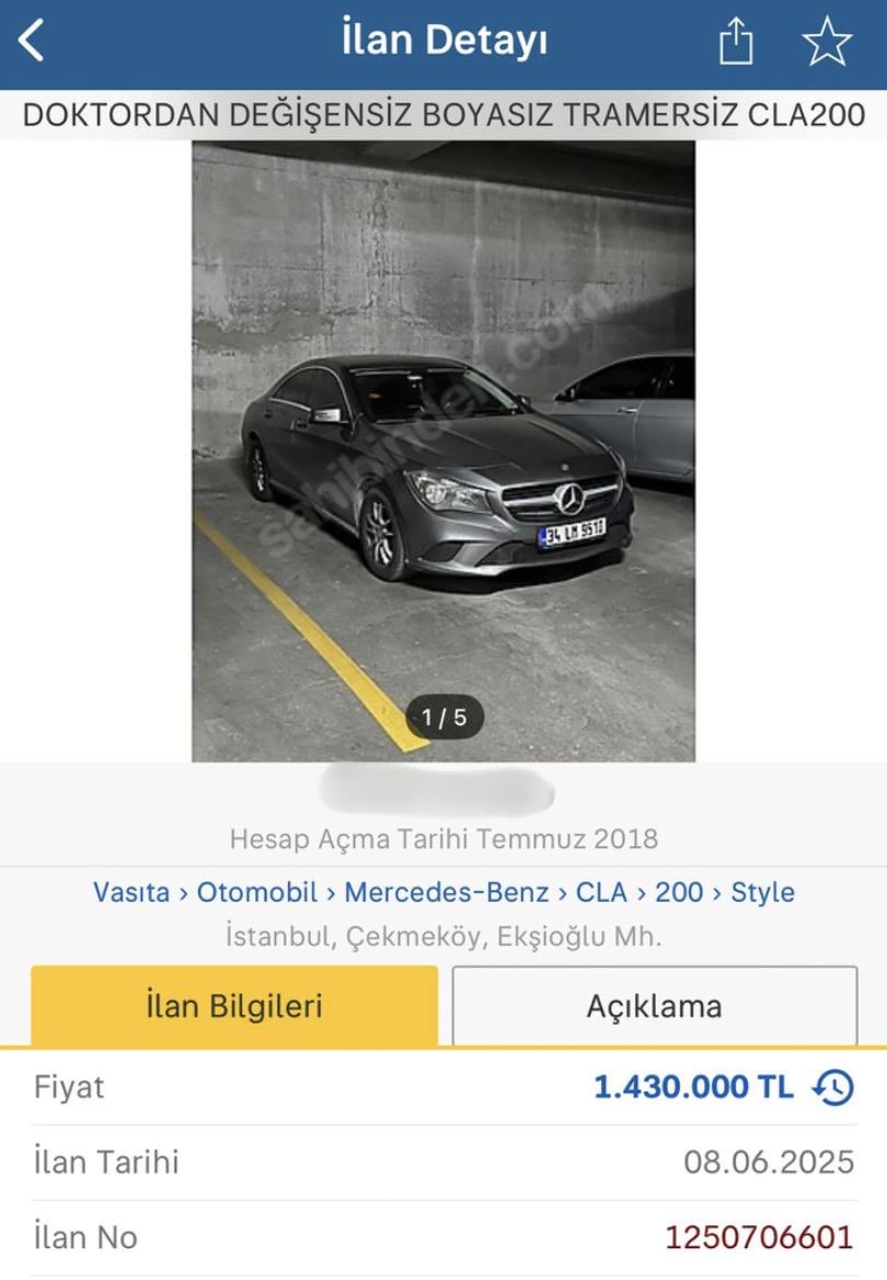 populicc's tweet photo. İlan sitesinde benzer fiyata satılan 2 farklı araç:

• 2000 model 23.000 km Toros: 1.5 milyon TL
• 2014 model 129.000 km Mercedes: 1.43 milyon TL https://t.co/uO4eZyZEM3