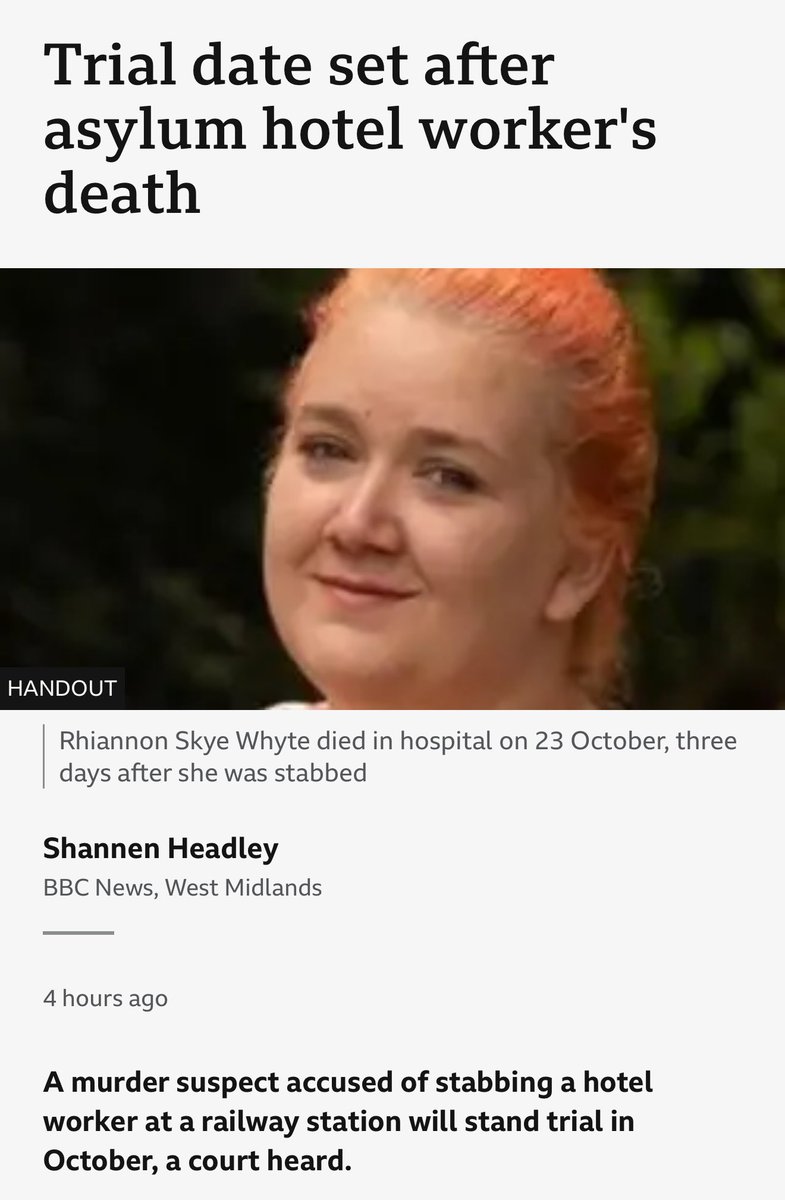 Rhiannon Skye Whyte’s family have been all over with this trial, my heart breaks for them. A date has finally been set for October. Majek, reportedly an asylum seeker from South Sudan, stands accused of killing mother Rhiannon with a screwdriver. When will we protect our women?