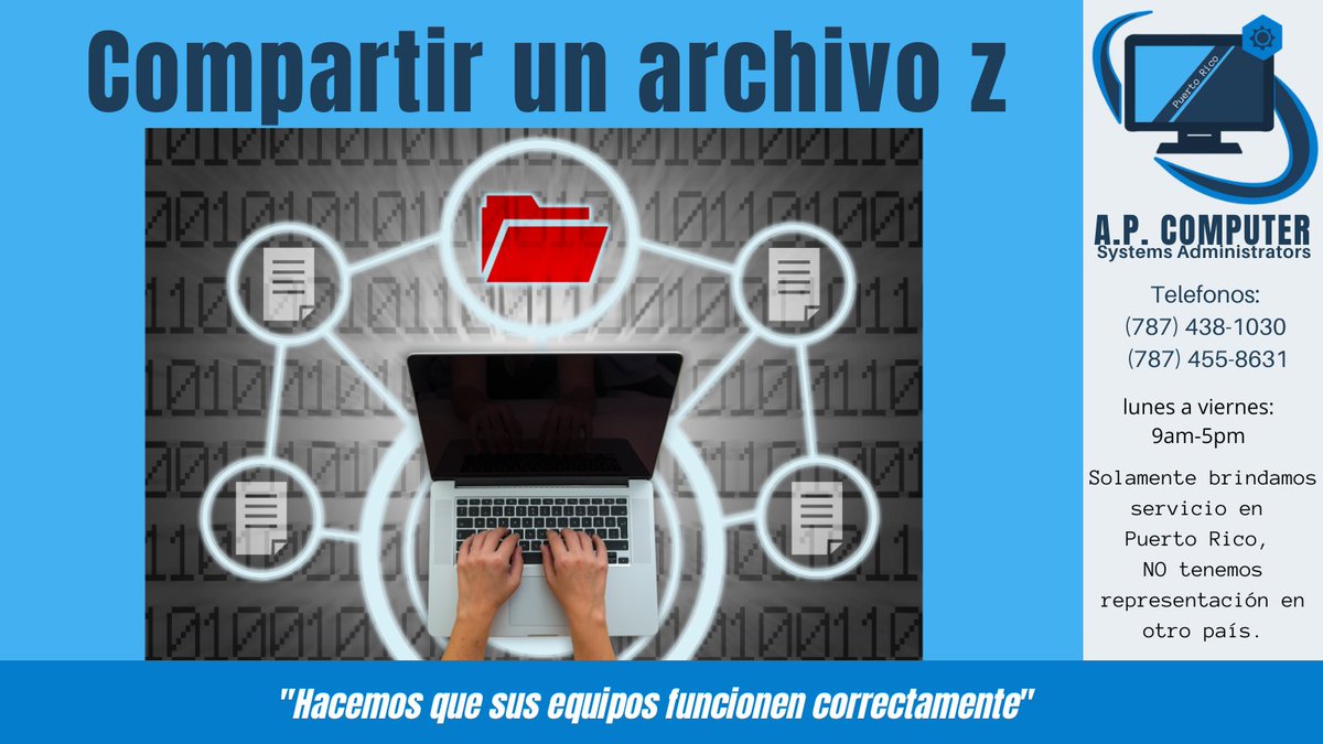 apcomputerpr's tweet image. ¿Te gustaría compartir un archivo entre varias computadoras, permitiendo que varias personas puedan guardar, leer y editar documentos al mismo tiempo? #APComputer #APComputerSystemsAdministrators #APComputerSystems #APComputerPR #APComputerPRUSA #Dios #God #Diosesbueno #Godisgood