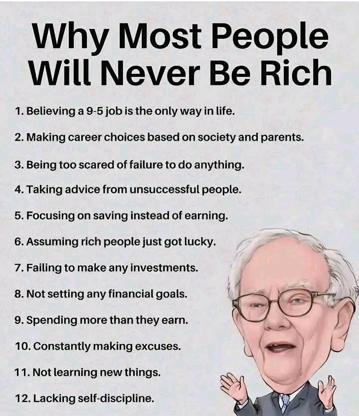 Why most people will never be rich