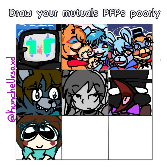 I'm almost done, there are only 2 spaces left.(Please comment to put it in the empty space)