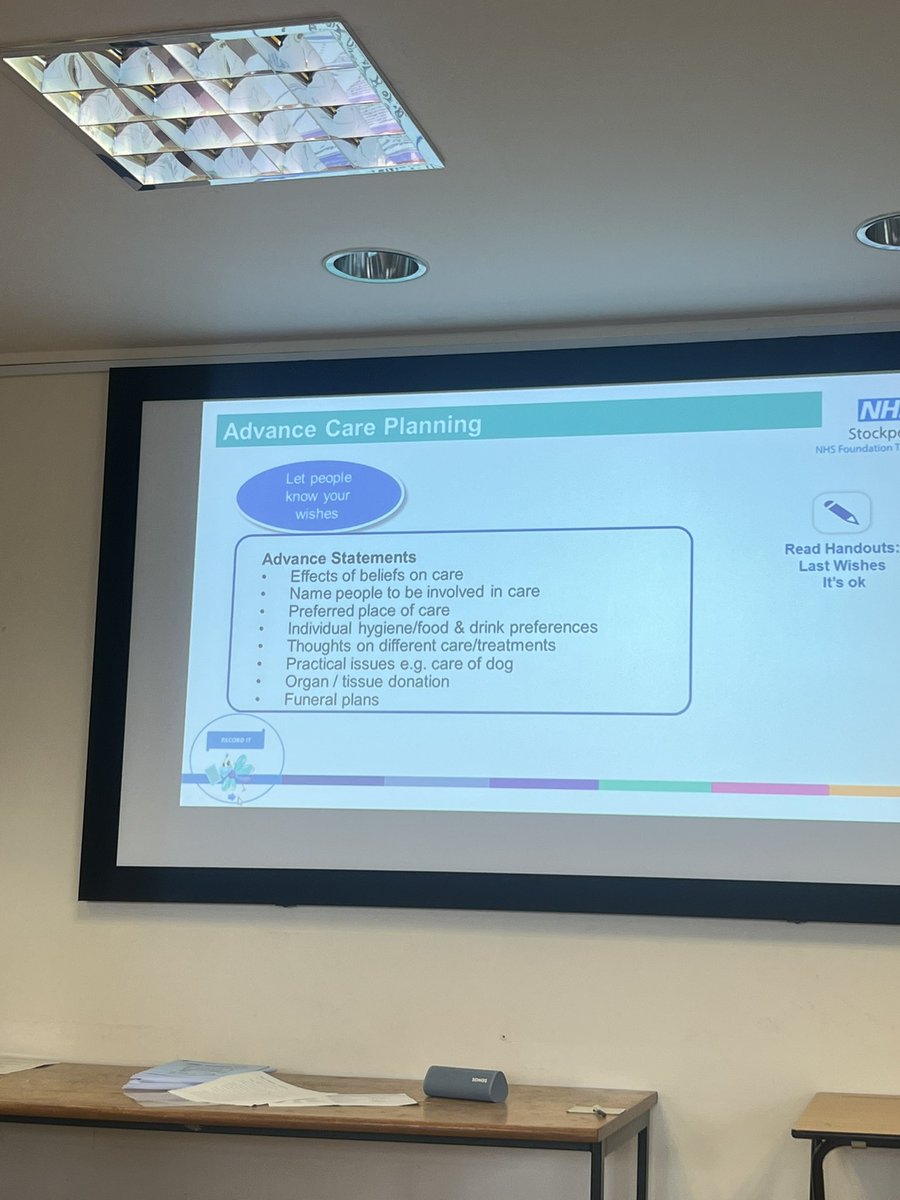 Justine Richbell (@nursejustiner) on Twitter photo Great training today on Advance Care Planning with <a href="/StockportNHS/">Stockport NHS FT</a> 👏
Powerful reminder that talking early about what matters truly is a culture shift. These conversations align so closely with my empowerment project… supporting district nurses to feel confident having open, Great training today on Advance Care Planning with <a href="/StockportNHS/">Stockport NHS FT</a> 👏
Powerful reminder that talking early about what matters truly is a culture shift. These conversations align so closely with my empowerment project… supporting district nurses to feel confident having open,
