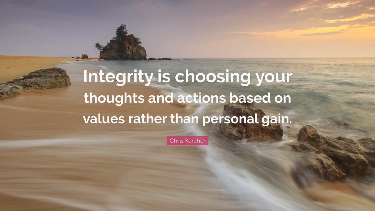 A leader without integrity is a leader in name only. #leadership