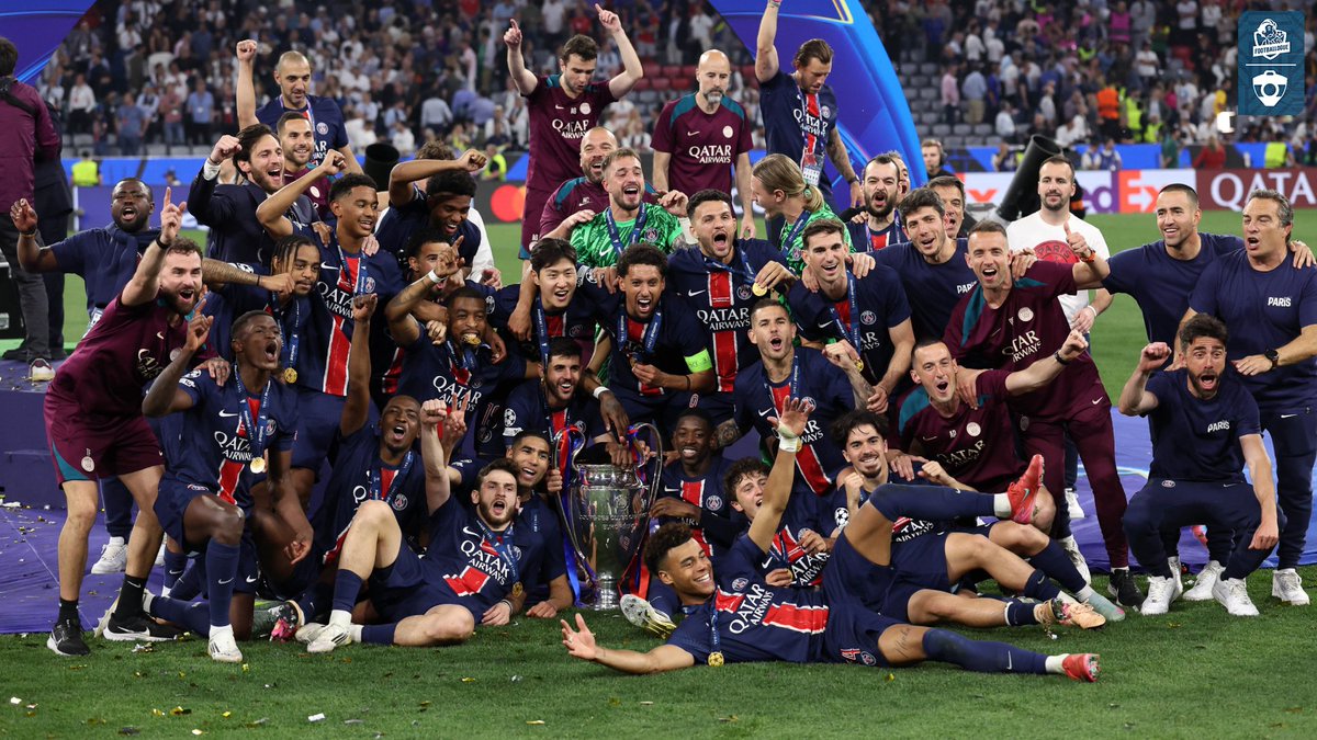 𝗟𝗘𝗦 𝗙𝗔𝗩𝗢𝗥𝗜𝗦 𝗣𝗢𝗨𝗥 𝗟𝗔 𝗩𝗜𝗖𝗧𝗢𝗜𝗥𝗘 𝗙𝗜𝗡𝗔𝗟𝗘 𝗘𝗡 𝗖𝗢𝗨𝗣𝗘 𝗗𝗨 𝗠𝗢𝗡𝗗𝗘 𝗗𝗘𝗦 𝗖𝗟𝗨𝗕𝗦 𝗦𝗘𝗟𝗢𝗡 <a href="/OptaAnalyst/">Opta Analyst</a> 👀🏆

🥇 PSG - 𝟭𝟴,𝟱%
🥈 Manchester City - 𝟭𝟳,𝟴%
🥉 Bayern Munich - 𝟭𝟮,𝟴%

4. Inter - 12,3%
5. Real Madrid - 9,8%
6. Chelsea - 8,4%