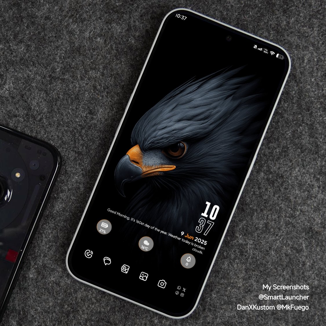 DanXKustom (@mkfuego) on Twitter photo Good Day friends
My Screenshot
<a href="/SmartLauncher/">Smart Launcher</a>
Wallpaper #LuminaWalls by <a href="/sam_beckman/">Sam Beckman</a>
Widget by me ππΎββοΈ <a href="/MkFuego/">DanXKustom</a>
Icons #NyonLight by <a href="/lkn9x/">LKN9X</a>
Mockup by #WalterTomiati
#KWGT #myhomescreen #Android #Xiaomi #HyperOs Good Day friends
My Screenshot
<a href="/SmartLauncher/">Smart Launcher</a>
Wallpaper #LuminaWalls by <a href="/sam_beckman/">Sam Beckman</a>
Widget by me ππΎββοΈ <a href="/MkFuego/">DanXKustom</a>
Icons #NyonLight by <a href="/lkn9x/">LKN9X</a>
Mockup by #WalterTomiati
#KWGT #myhomescreen #Android #Xiaomi #HyperOs