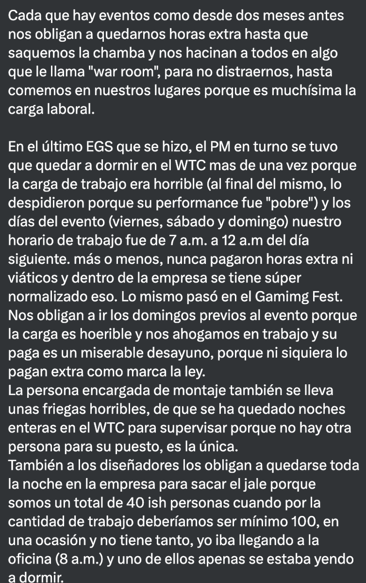 MediosTerror's tweet photo. Nos hacen esta denuncia sobre Gaming Partners, los creadores del EGS y también del Gaming Fest by Liverpool.
@STPS_mx @PROFEDET https://t.co/GabwjbfDf3