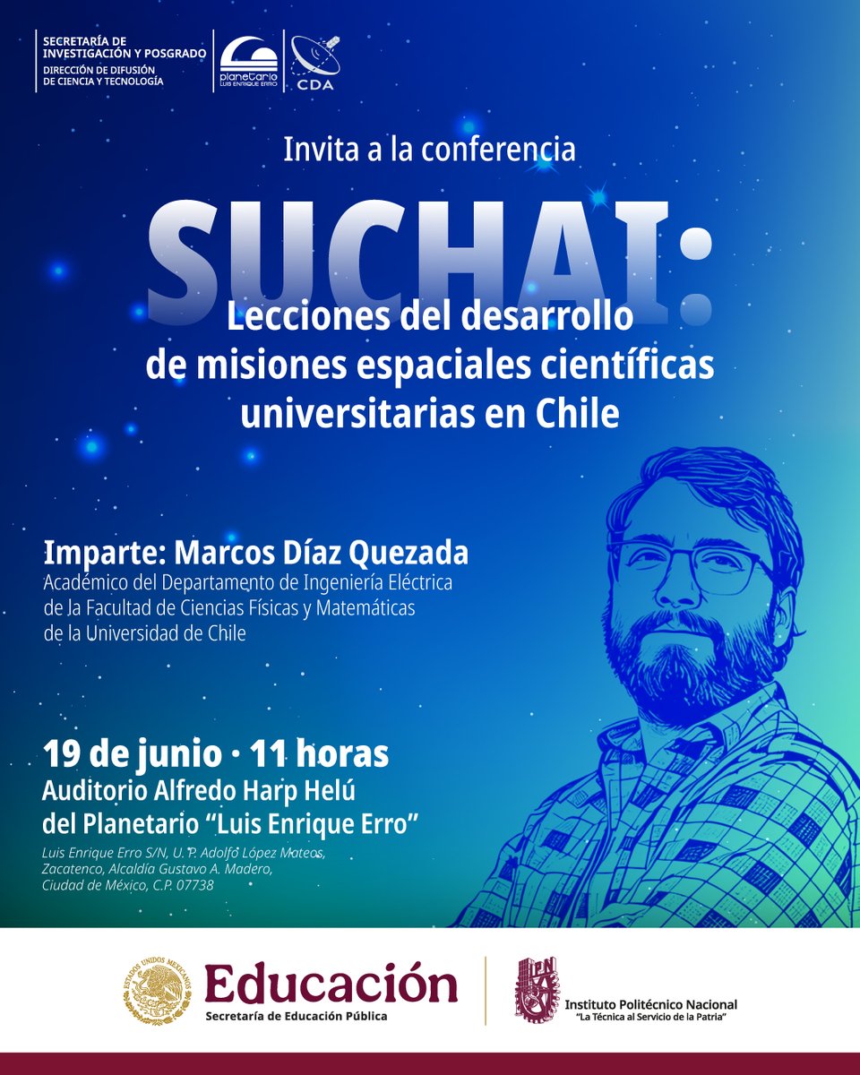 🚀 ¡Despegamos hacia las estrellas!
Prepárate para una charla fuera de este mundo 🌌

El @PLEE y el <a href="/CDA/">cda</a> te invitan a seguir en órbita con nosotros.
#YouTube 👇
youtube.com/@PlanetarioLui…

#PLEE #ElEspaciodelaCiencia #MisionesEspaciales #ConferenciasEspaciales