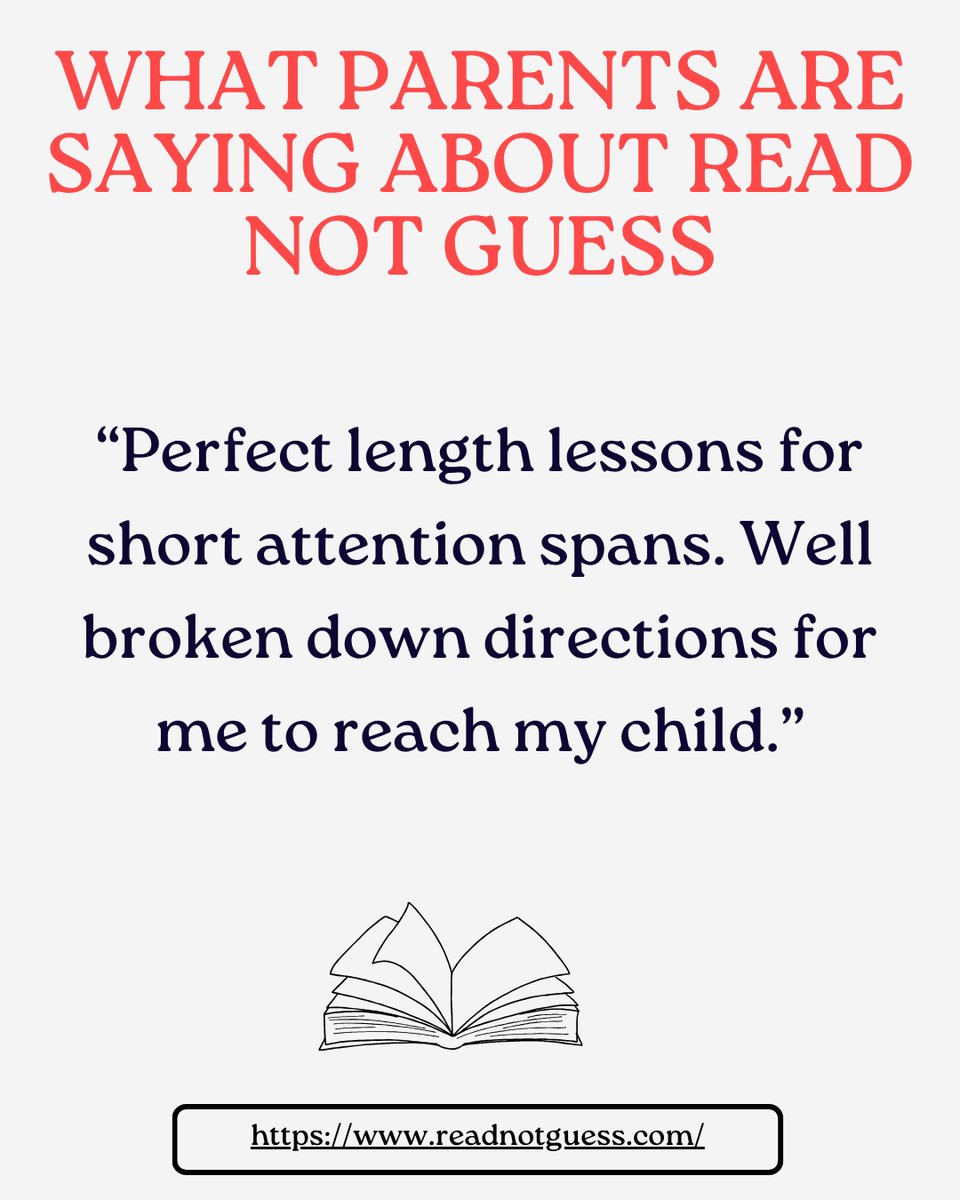 Hear it from the parents! Discover why families love Read Not Guess and the reading progress their kids are making. #ReadNotGuess