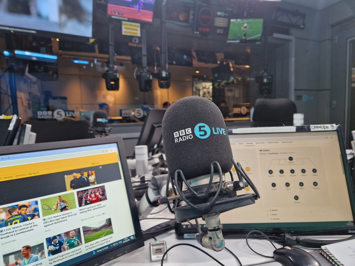 Building up to the World Cup qualifier between Belgium and Wales on <a href="/5liveSport/">BBC 5 Live Sport</a> 

Danny Gabbidon &amp; <a href="/DafPritchard/">Dafydd Pritchard</a> with me

<a href="/MAPoyser/">Mark Poyser</a>  &amp; Barry Horne on comms

+ <a href="/bbcjohnmurray/">John Murray</a> on England and Tuchel interview

+ <a href="/SamiMokbel_BBC/">Sami Mokbel</a> on Spurs/Thomas Frank latest

+ Queens <a href="/russellcfuller/">Russell Fuller</a>