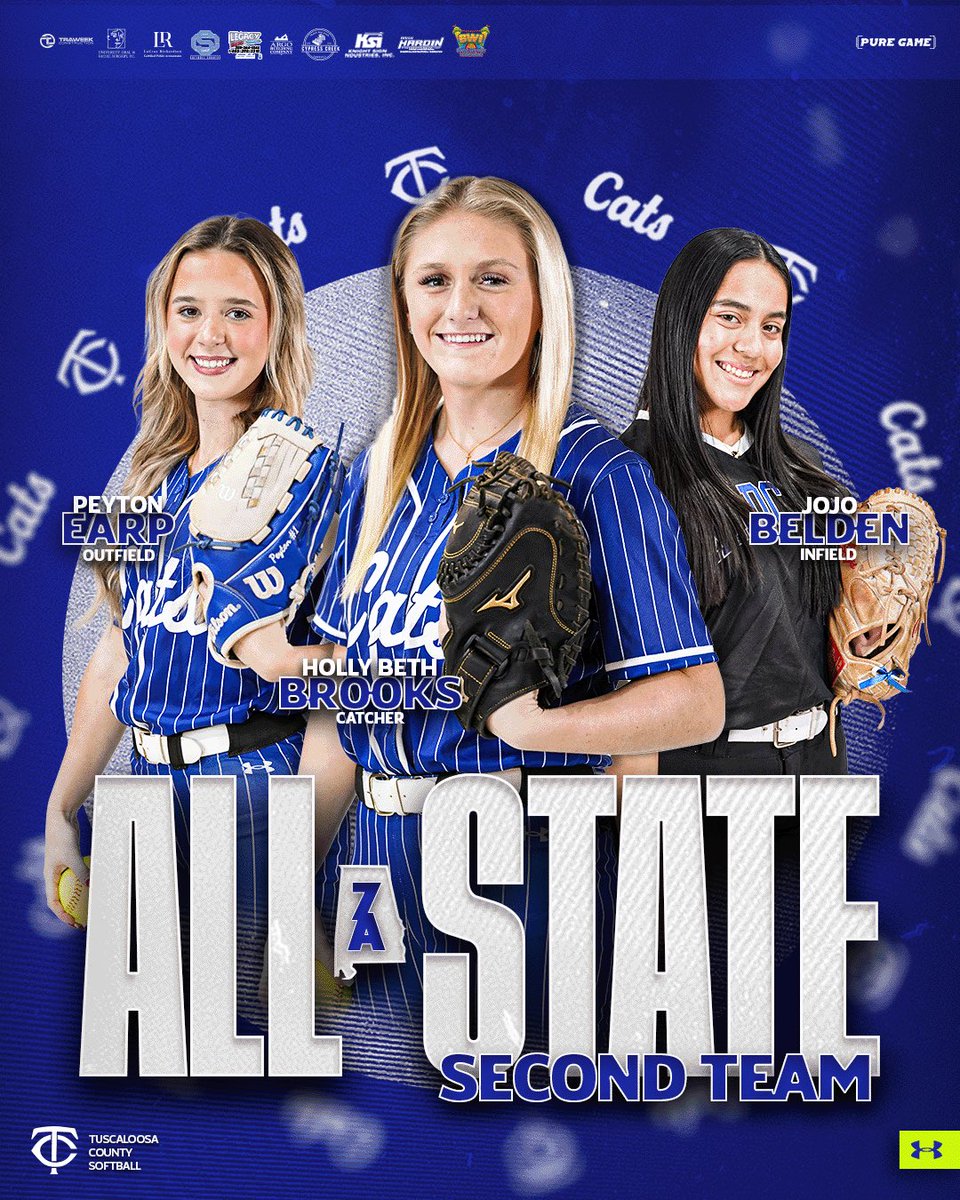 Congratulations to these 3 ladies for being named to the 2025 Alabama Sports Writers Association 7A All-State 2nd Team! 

#GoCats | #SetApart