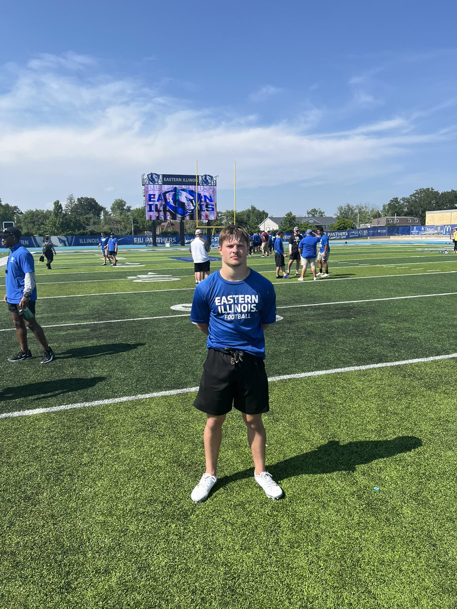 Had an amazing day at <a href="/EIU_FB/">Eastern Illinois Football</a>!
<a href="/RobGibsonHC/">Rob Gibson</a> <a href="/CoachCam_CamQBs/">Grant Cameron CamQBs</a> <a href="/AvonFBOrioles/">Avon Football</a> <a href="/OrioleAthletics/">Avon OrioleAthletics</a> <a href="/AvonQBClub/">Avon QB Club</a>