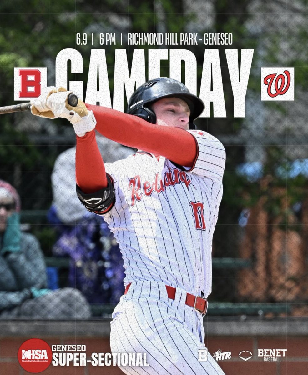 Benet Boys Varsity Baseball VS Washington ~ IHSA Super-Sectional ~ TONIGHT! ⚾

Click on the link to purchase tickets: 🎟
gofan.co/event/3635097?…