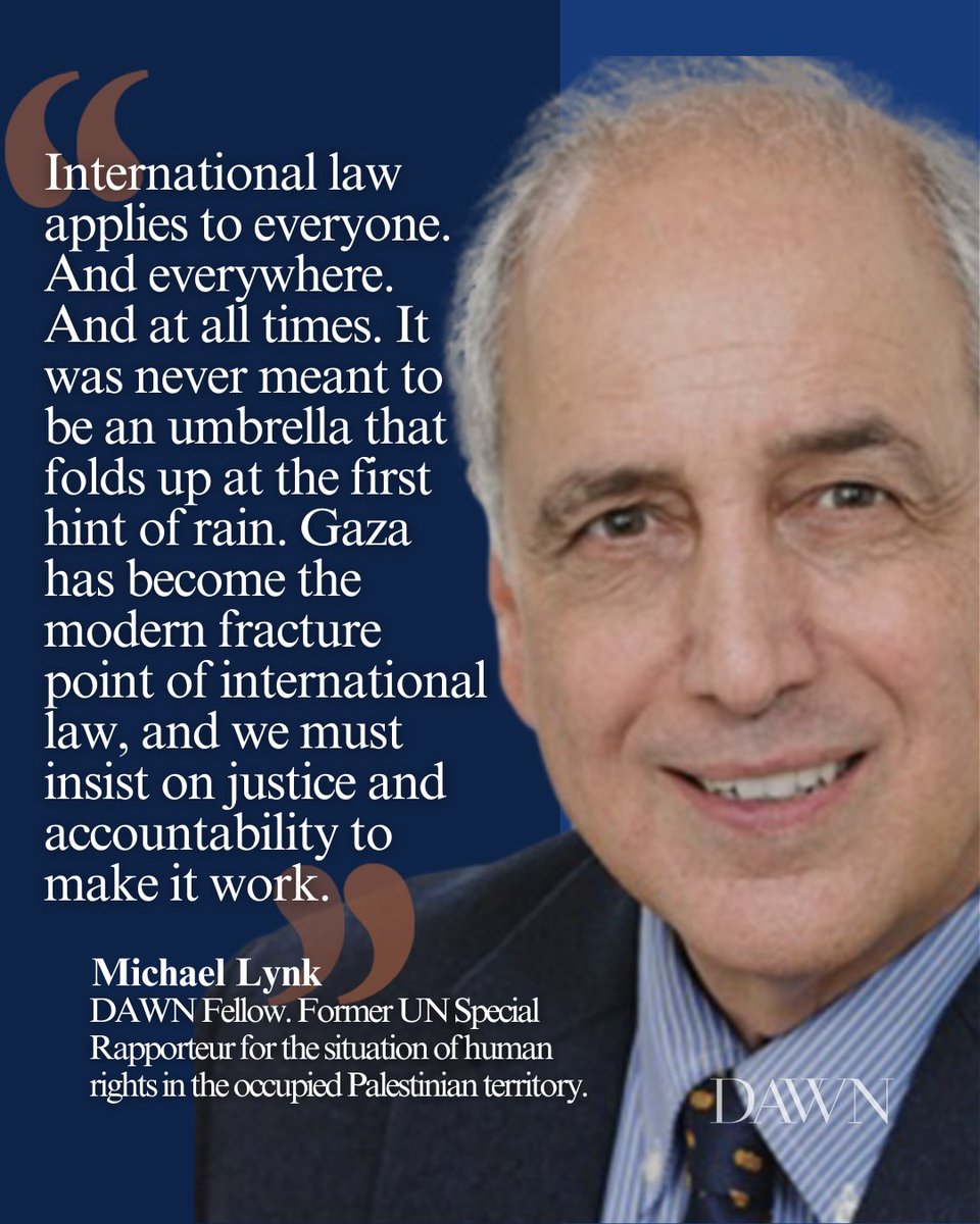 DAWN MENA (@dawnmenaorg) on Twitter photo “International law applies to everyone. And everywhere... It was never meant to be an umbrella that folds up at the first hint of rain. Gaza has become the modern fracture point of international law, and we must insist on justice and accountability to make it work.” <a href="/MichaelLynk5/">Michael Lynk</a> “International law applies to everyone. And everywhere... It was never meant to be an umbrella that folds up at the first hint of rain. Gaza has become the modern fracture point of international law, and we must insist on justice and accountability to make it work.” <a href="/MichaelLynk5/">Michael Lynk</a>
