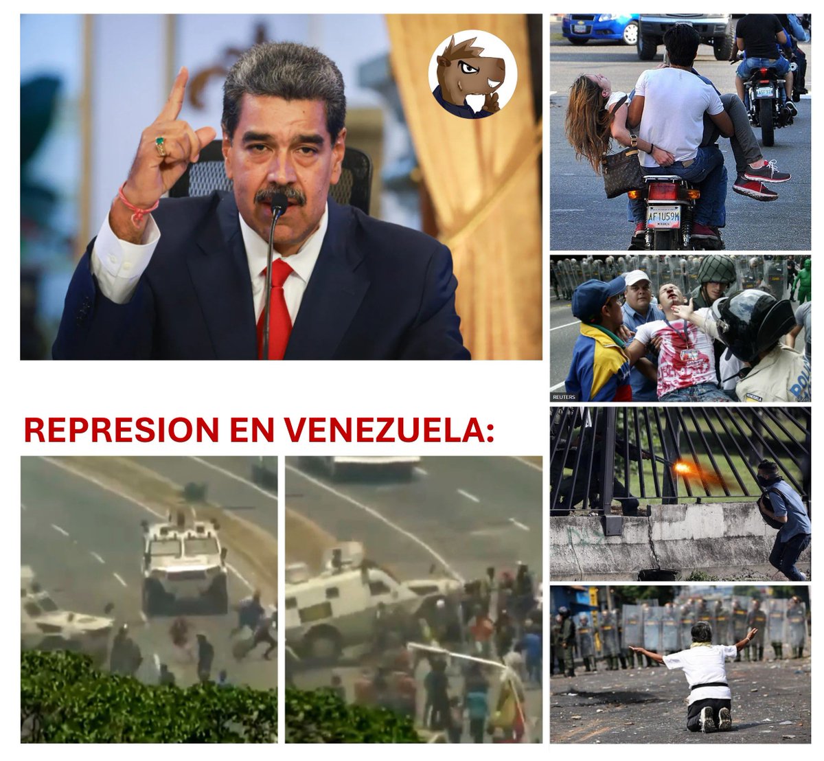 EL DESCARO! Maduro exige que no se repriman las protestas de Los Ángeles