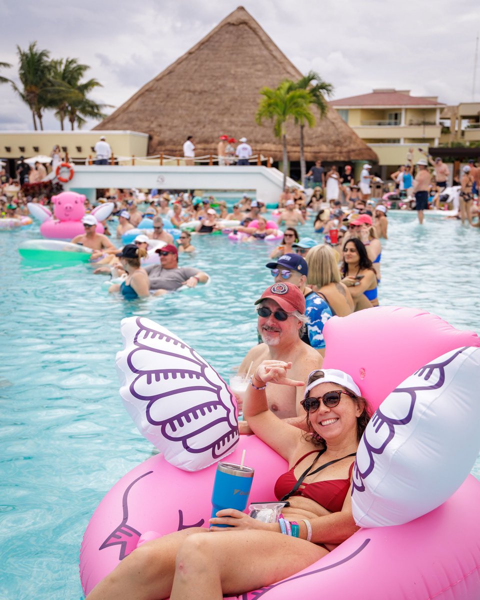 Sun soaked and smiling! 🌞 All-inclusive Dave &amp; Tim Riviera Maya packages available June 11th at 1PM EDT. daveandtimrivieramaya.com