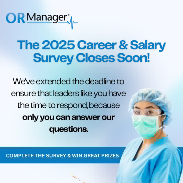 OR_Manager's tweet image. OR Manager's Career/Salary Survey now open through June 27! Last year's data revealed key insights on ASC job satisfaction, staffing challenges, and compensation trends. Your... ormanager.com/briefs/career-…
surveymonkey.com/r/7PDJKSV

#ORManager #PerioperativeLeadership #HealthcareSurvey