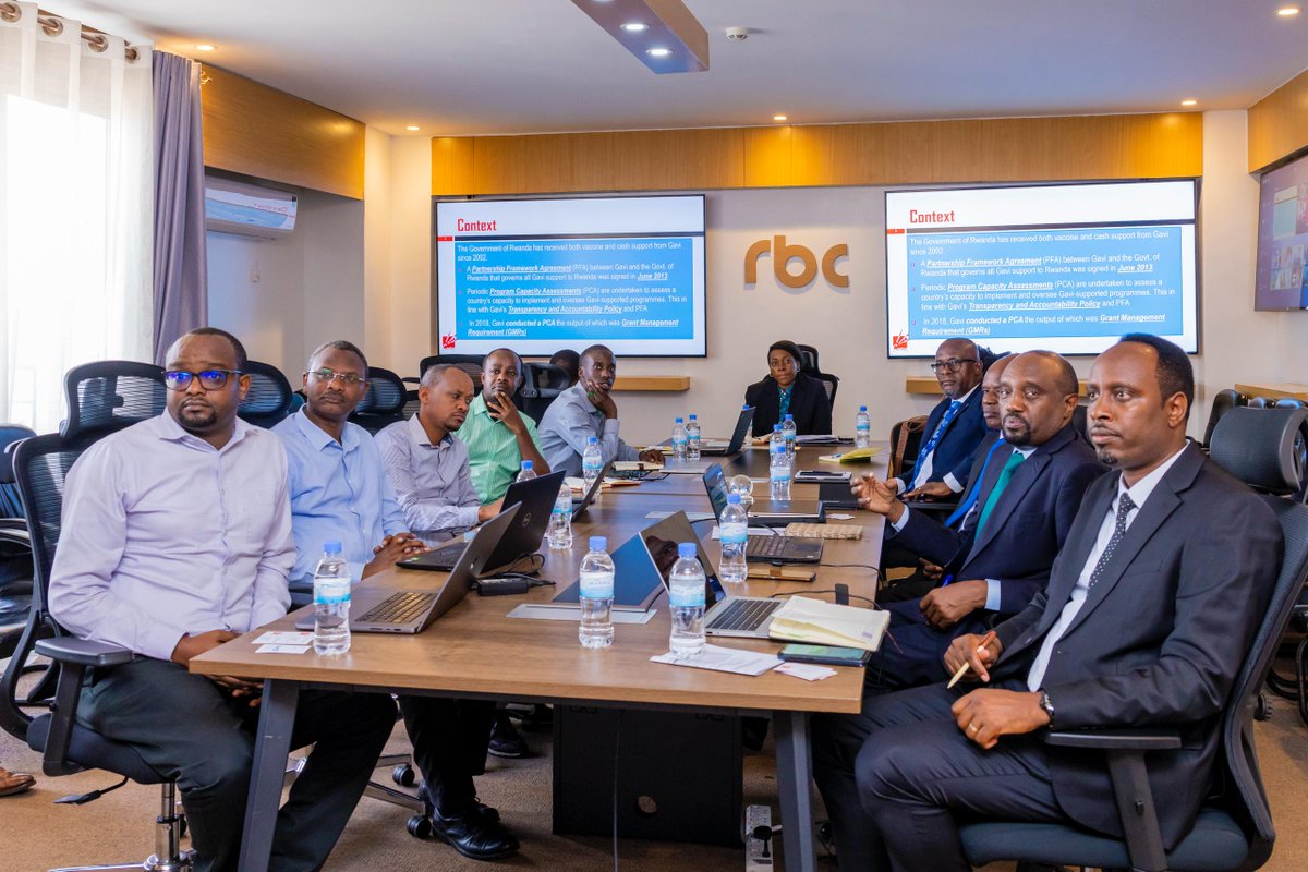 Rwanda Biomedical Centre (@rbcrwanda) on Twitter photo Today, DDG <a href="/J_Umuhire/">JeanneUmuhire</a> welcomed Mr. Franck Loba (<a href="/FranckLOBA3/">Franck_LOBA</a> )the Senior Finance Manager at <a href="/gavi/">Gavi, the Vaccine Alliance</a>, and his delegation, for strategic discussions on advancing immunization efforts and strengthening fiduciary partnerships to enhance vaccine access and program delivery in #Rwanda. Today, DDG <a href="/J_Umuhire/">JeanneUmuhire</a> welcomed Mr. Franck Loba (<a href="/FranckLOBA3/">Franck_LOBA</a> )the Senior Finance Manager at <a href="/gavi/">Gavi, the Vaccine Alliance</a>, and his delegation, for strategic discussions on advancing immunization efforts and strengthening fiduciary partnerships to enhance vaccine access and program delivery in #Rwanda.