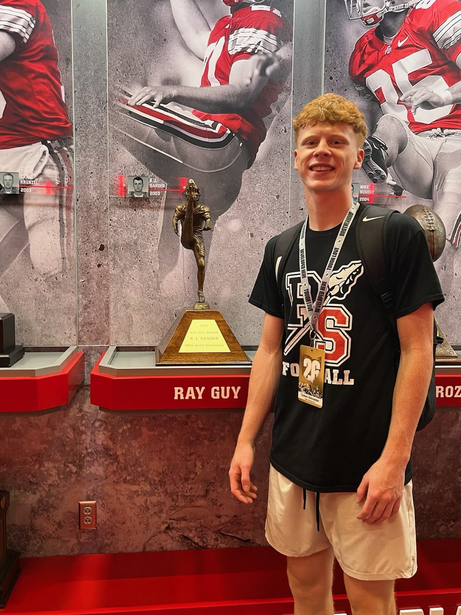 Colton Schroeder ‘26 (@coltonschr39493) on Twitter photo Thank you <a href="/theGunnerDaniel/">Gunner Daniel</a> of <a href="/OhioStateFB/">Ohio State Football</a> for having me out this morning to watch me kick, and tour the facility. I had a great time meeting some of the guys and learning more about Buckeye Culture! Thank you <a href="/theGunnerDaniel/">Gunner Daniel</a> of <a href="/OhioStateFB/">Ohio State Football</a> for having me out this morning to watch me kick, and tour the facility. I had a great time meeting some of the guys and learning more about Buckeye Culture!