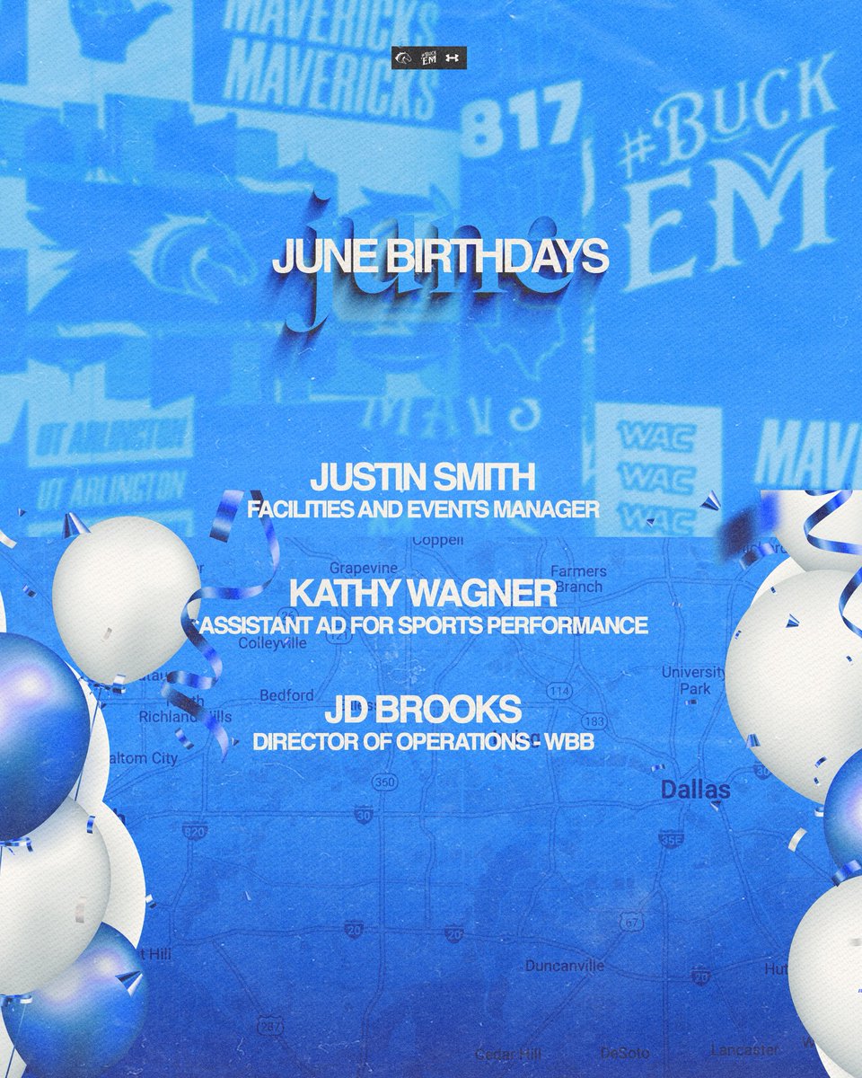 June birthdays crew! 🎂 🎈 

#BuckEm🐎