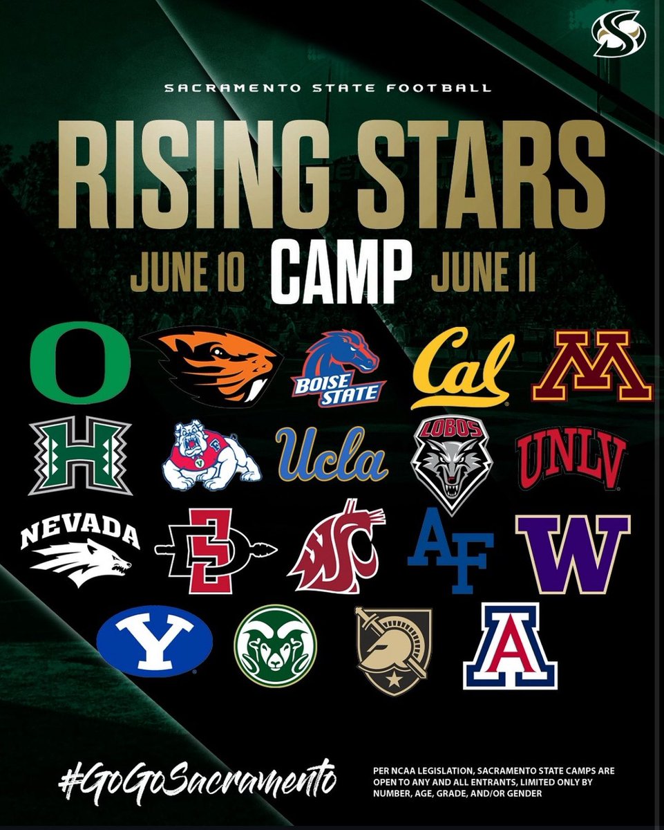 Zyiere Carter-Moore (@zyierecarter1) on Twitter photo i will be attending the <a href="/SacHornetsFB/">Sac State Football</a> rising stars camp on 6/10
<a href="/CMeshack2/">Coach Corey Meshack, M.A.</a> <a href="/louismichael_11/">Louis Michael (he/him)</a> <a href="/CoachKamKind/">Kameron Kind</a> <a href="/DeanGrecco/">Coach Grecco 🇺🇸🇮🇹</a> <a href="/coachhaynes711/">Coach LeVon Haynes</a> <a href="/NV_Dmehra/">Devansh Mehra</a> <a href="/CJPollard1/">C.J. Pollard</a> <a href="/CoachKenion/">Nathan Kenion</a> <a href="/BrennanMarion4/">Coach Marion</a> <a href="/CoachKMerch/">Ken Merchant</a> i will be attending the <a href="/SacHornetsFB/">Sac State Football</a> rising stars camp on 6/10
<a href="/CMeshack2/">Coach Corey Meshack, M.A.</a> <a href="/louismichael_11/">Louis Michael (he/him)</a> <a href="/CoachKamKind/">Kameron Kind</a> <a href="/DeanGrecco/">Coach Grecco 🇺🇸🇮🇹</a> <a href="/coachhaynes711/">Coach LeVon Haynes</a> <a href="/NV_Dmehra/">Devansh Mehra</a> <a href="/CJPollard1/">C.J. Pollard</a> <a href="/CoachKenion/">Nathan Kenion</a> <a href="/BrennanMarion4/">Coach Marion</a> <a href="/CoachKMerch/">Ken Merchant</a>