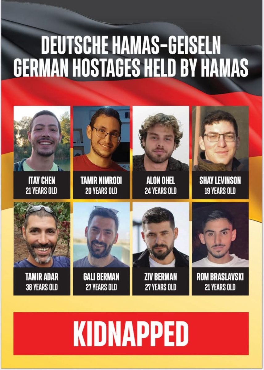 Einmal so viel Medienberichte über die 8 deutschen Geiseln in Gewalt der Hamas wie über ein paar selbstverliebte Instagramer, die ne Urlaubsfahrt mit ein paar Kilo Mehl machen.
Nur einmal.
#bringthemallhomenow55
