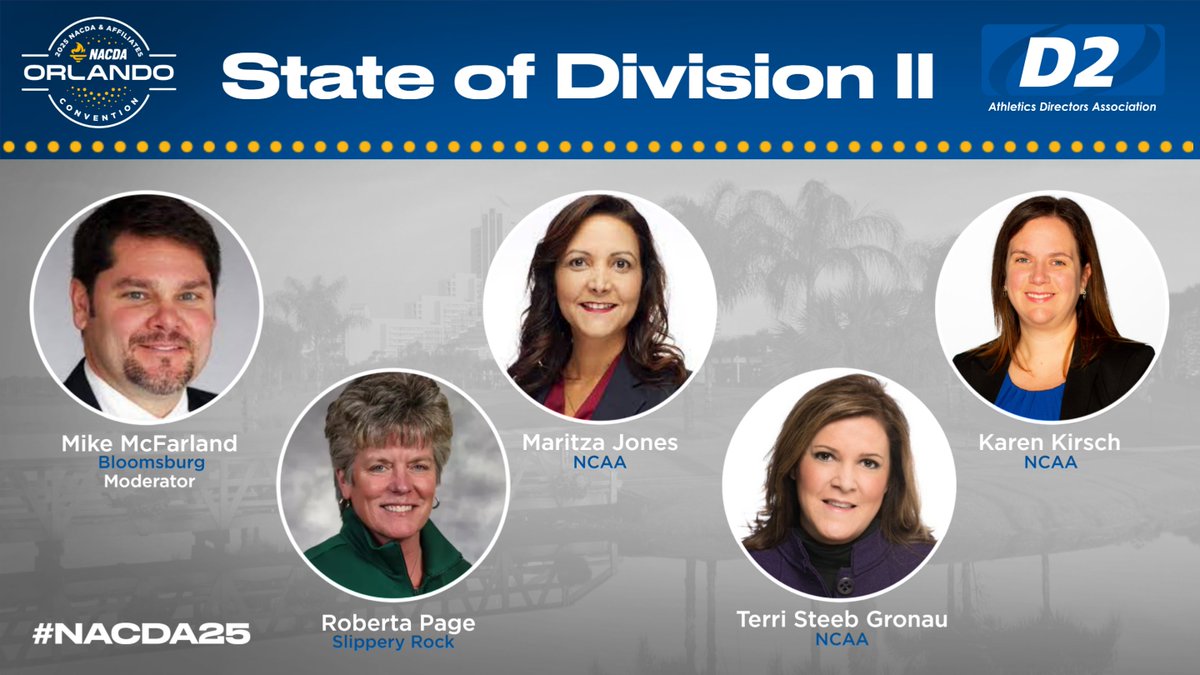 Special thank you to our panel who did a GREAT job at discussing the state of Division II. Appreciate all you do for <a href="/NCAA/">NCAA</a> <a href="/NCAADII/">NCAA Division II</a>! We had a fantastic turnout!