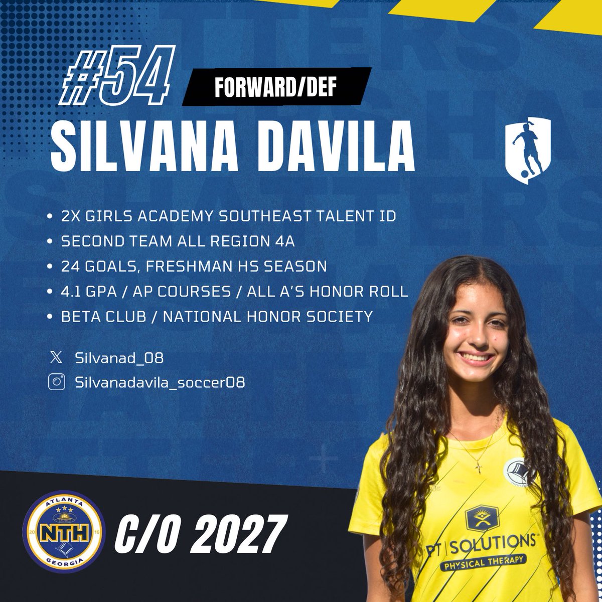Tophat 08 Gold GA (@tophat08ga) on Twitter photo 🚨 Player Spotlight: Silvana Davila
🛡️ Fwd/Def |Tophat 08 Gold
Quick and relentless — Silvana makes an impact on both ends of the pitch. Her pace and high work rate allow her to spark the attack & recover defensively
📲 <a href="/silvanad_08/">Silvana Davila 🇨🇴</a>
<a href="/ImYouthSoccer/">ECNL/GA/Recruiting/College Soccer</a>
#2027Recruits #SummerPlayoffs 🚨 Player Spotlight: Silvana Davila
🛡️ Fwd/Def |Tophat 08 Gold
Quick and relentless — Silvana makes an impact on both ends of the pitch. Her pace and high work rate allow her to spark the attack & recover defensively
📲 <a href="/silvanad_08/">Silvana Davila 🇨🇴</a>
<a href="/ImYouthSoccer/">ECNL/GA/Recruiting/College Soccer</a>
#2027Recruits #SummerPlayoffs