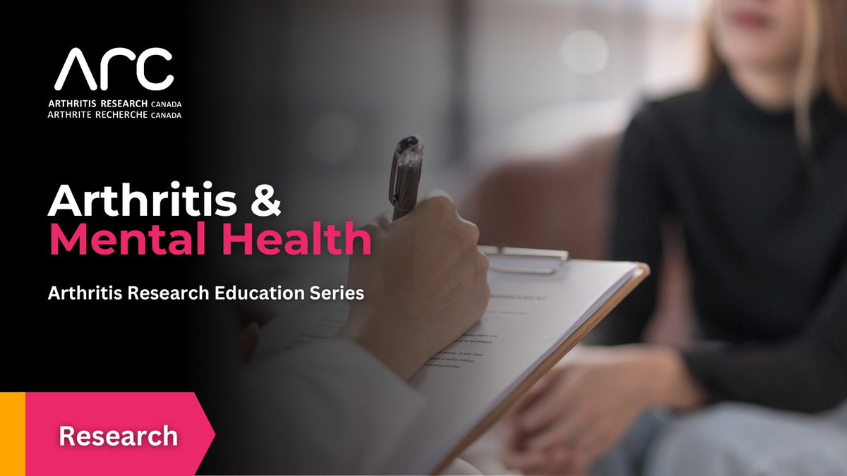 Arthritis Research Canada (@arthritis_arc) on Twitter photo <a href="/Arthritis_ARC/">Arthritis Research Canada</a>’s scientists are conducting research to understand the relationship between arthritis and #MentalHealth so that people living with 100+ types of this disease can have healthy bodies and minds. Learn more: ow.ly/HT2r50W0okR #ArthritisResearch <a href="/alyssahowren/">Alyssa Howren</a> <a href="/Arthritis_ARC/">Arthritis Research Canada</a>’s scientists are conducting research to understand the relationship between arthritis and #MentalHealth so that people living with 100+ types of this disease can have healthy bodies and minds. Learn more: ow.ly/HT2r50W0okR #ArthritisResearch <a href="/alyssahowren/">Alyssa Howren</a>