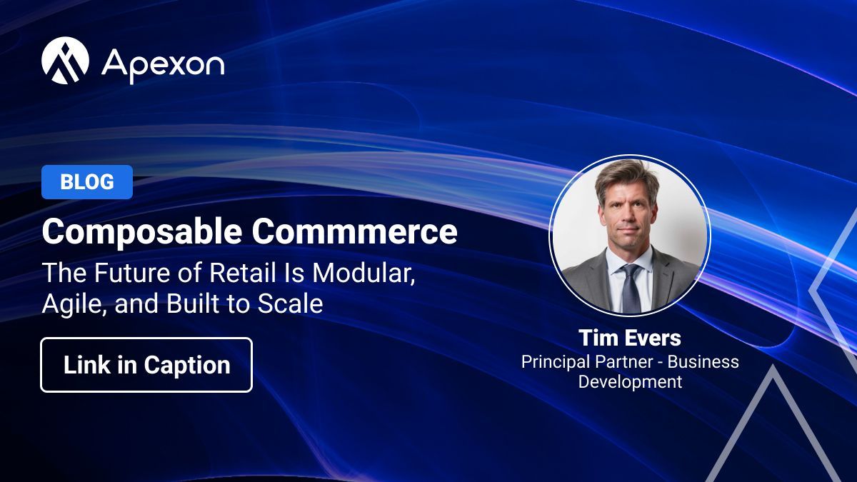 ApexonGlobal's tweet image. Retail isn’t just about products anymore—it’s about personalized, modular experiences.

In his latest blog, Tim Evers explains why Composable Commerce is redefining retail agility and scale.

🔗 apexon.com/blog/composabl…  

#ComposableCommerce #RetailTech #DigitalInnovation…